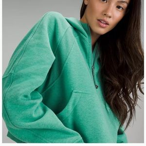 New with tags Scuba Oversized Half-Zip in ColourHeathered Maldives Green